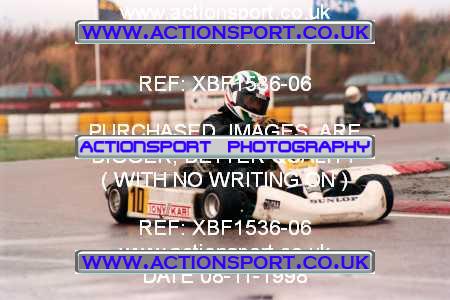 Photo: XBF1536-06 ActionSport Photography 08/11/1998 Hunts Kart Club - Kimbolton  _5_125National_125Open #10