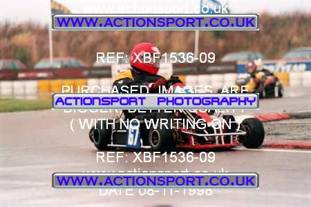 Photo: XBF1536-09 ActionSport Photography 08/11/1998 Hunts Kart Club - Kimbolton  _5_125National_125Open #67