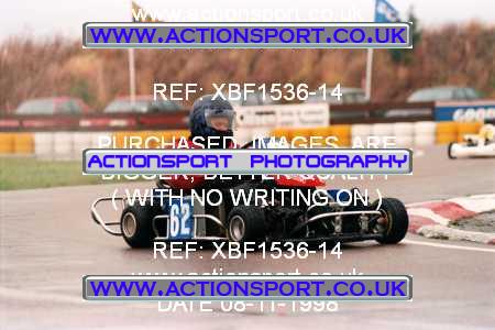 Photo: XBF1536-14 ActionSport Photography 08/11/1998 Hunts Kart Club - Kimbolton  _5_125National_125Open #62