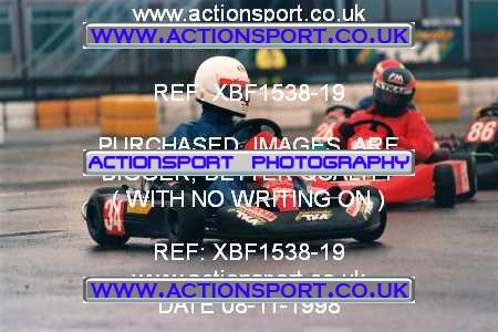 Photo: XBF1538-19 ActionSport Photography 08/11/1998 Hunts Kart Club - Kimbolton  _1_SeniorTKM #34