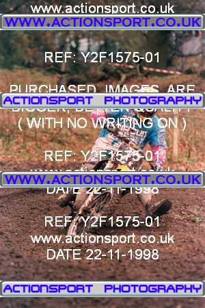 Photo: Y2F1575-01 ActionSport Photography 22/11/1998 AMCA Coalville MCC - Coleorton  _1_250-750Juniors #27