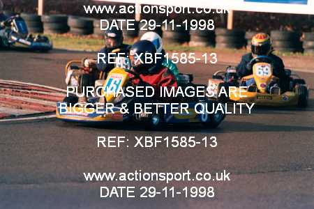 Photo: XBF1585-13 ActionSport Photography 29/11/1998 F6 Karting Festival - Buckmore Park _3_JuniorProKart #69