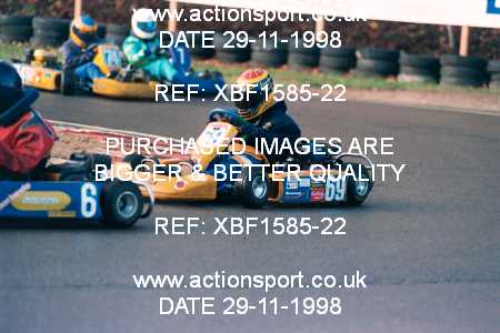 Photo: XBF1585-22 ActionSport Photography 29/11/1998 F6 Karting Festival - Buckmore Park _3_JuniorProKart #69