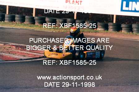 Photo: XBF1585-25 ActionSport Photography 29/11/1998 F6 Karting Festival - Buckmore Park _3_JuniorProKart #69