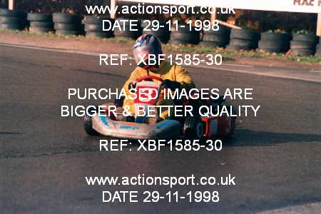 Photo: XBF1585-30 ActionSport Photography 29/11/1998 F6 Karting Festival - Buckmore Park _3_JuniorProKart #3