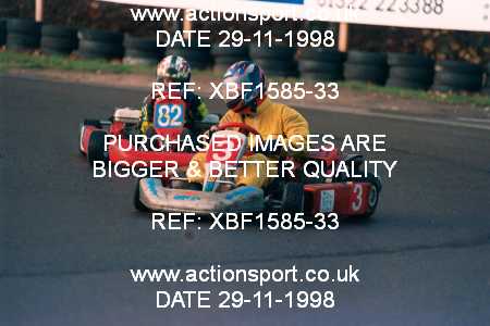 Photo: XBF1585-33 ActionSport Photography 29/11/1998 F6 Karting Festival - Buckmore Park _3_JuniorProKart #3