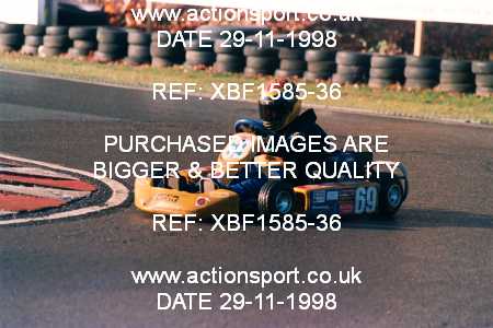 Photo: XBF1585-36 ActionSport Photography 29/11/1998 F6 Karting Festival - Buckmore Park _3_JuniorProKart #69