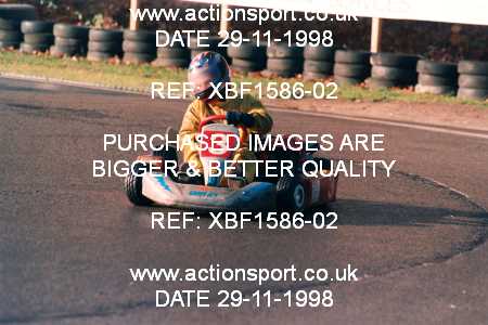 Photo: XBF1586-02 ActionSport Photography 29/11/1998 F6 Karting Festival - Buckmore Park _3_JuniorProKart #3