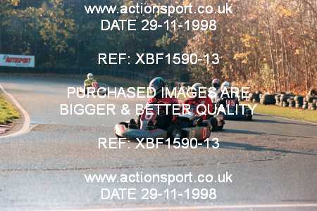 Photo: XBF1590-13 ActionSport Photography 29/11/1998 F6 Karting Festival - Buckmore Park _7_SeniorOpen_Modified #15