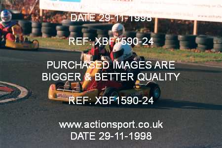 Photo: XBF1590-24 ActionSport Photography 29/11/1998 F6 Karting Festival - Buckmore Park _7_SeniorOpen_Modified #1