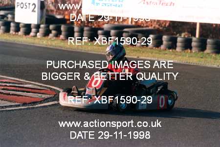 Photo: XBF1590-29 ActionSport Photography 29/11/1998 F6 Karting Festival - Buckmore Park _7_SeniorOpen_Modified #2000