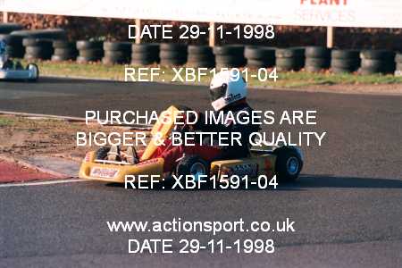 Photo: XBF1591-04 ActionSport Photography 29/11/1998 F6 Karting Festival - Buckmore Park _7_SeniorOpen_Modified #1
