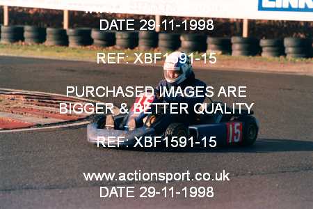 Photo: XBF1591-15 ActionSport Photography 29/11/1998 F6 Karting Festival - Buckmore Park _7_SeniorOpen_Modified #15