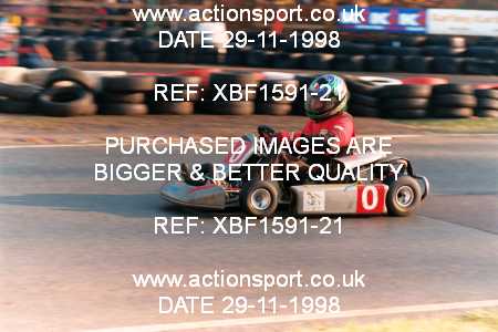 Photo: XBF1591-21 ActionSport Photography 29/11/1998 F6 Karting Festival - Buckmore Park _7_SeniorOpen_Modified #2000