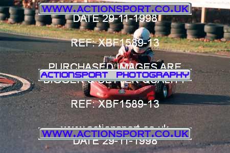 Photo: XBF1589-13 ActionSport Photography 29/11/1998 F6 Karting Festival - Buckmore Park _6_EcoMoto #62