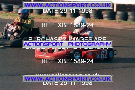 Photo: XBF1589-24 ActionSport Photography 29/11/1998 F6 Karting Festival - Buckmore Park _6_EcoMoto #62