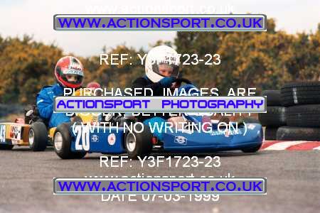 Photo: Y3F1723-23 ActionSport Photography 07/03/1999 Forest Edge Kart Club _7_JuniorTKM_Rookie #20