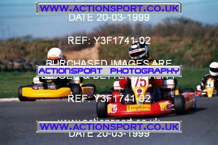 Photo: Y3F1741-02 ActionSport Photography 20/03/1999 F6 Karting - Lydd _1_HondaSeniorProKart #75