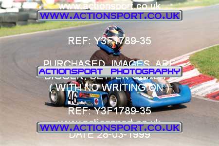 Photo: Y3F1789-35 ActionSport Photography 28/03/1999 Lincs Kart Club - Fulbeck  _5_JuniorTKM #46