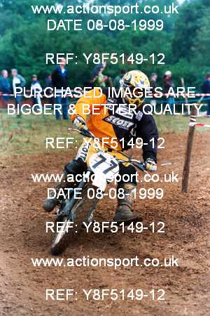 Photo: Y8F5149-12 ActionSport Photography 08/08/1999 IOPD Talking Point Twinshocks National Championship  _2_Over50s_Pre77_4Strokes #77