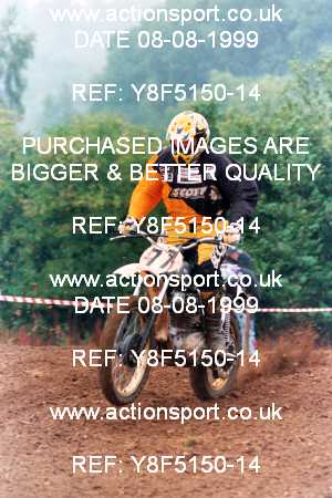 Photo: Y8F5150-14 ActionSport Photography 08/08/1999 IOPD Talking Point Twinshocks National Championship  _2_Over50s_Pre77_4Strokes #77