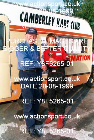 Photo: Y8F5265-01 ActionSport Photography 28/08/1999 Camberley Kart Club 40th Anniversary with John Surtees CBE - Blackbushe  _9_Presentations