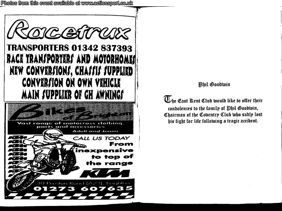 Event programme page