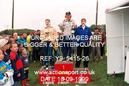 Photo: Y9_5415-26 ActionSport Photography 18/09/1999 BSMA UK Schoolgirl Championship - Fraddon _5_Podiums