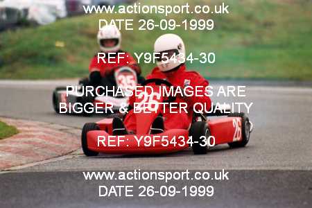 Photo: Y9F5434-30 ActionSport Photography 26/09/1999 Manchester & Buxton Kart Club GOLD CUP - Three Sisters  _2_SeniorTKM #26