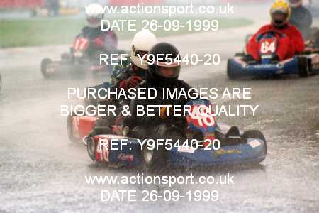 Photo: Y9F5440-20 ActionSport Photography 26/09/1999 Manchester & Buxton Kart Club GOLD CUP - Three Sisters  _2_SeniorTKM #26