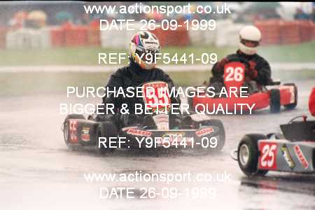 Photo: Y9F5441-09 ActionSport Photography 26/09/1999 Manchester & Buxton Kart Club GOLD CUP - Three Sisters  _2_SeniorTKM #26
