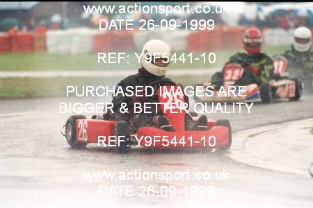 Photo: Y9F5441-10 ActionSport Photography 26/09/1999 Manchester & Buxton Kart Club GOLD CUP - Three Sisters  _2_SeniorTKM #26