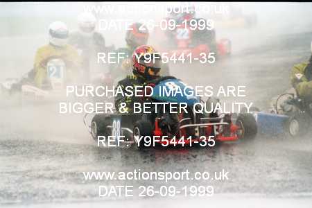 Photo: Y9F5441-35 ActionSport Photography 26/09/1999 Manchester & Buxton Kart Club GOLD CUP - Three Sisters  _3_125s #88