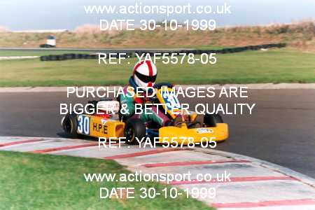 Photo: YAF5578-05 ActionSport Photography 30/10/1999 F6 Karting Festival - Lydd  _4_JuniorProKart_Thunderkart_JuniorModified #30