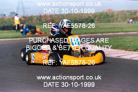 Photo: YAF5578-26 ActionSport Photography 30/10/1999 F6 Karting Festival - Lydd  _4_JuniorProKart_Thunderkart_JuniorModified #6
