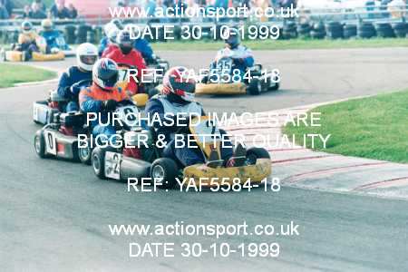 Photo: YAF5584-18 ActionSport Photography 30/10/1999 F6 Karting Festival - Lydd  _7_SeniorProKartHeavy_SeniorThunderkart #2000