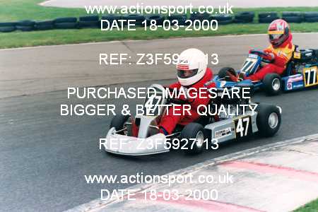 Photo: Z3F5927-13 ActionSport Photography 18/03/2000 F6 Karting - Lydd  _1_Cadets #47