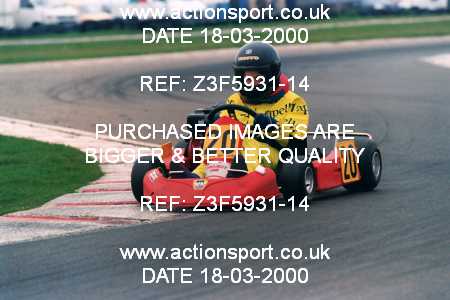 Photo: Z3F5931-14 ActionSport Photography 18/03/2000 F6 Karting - Lydd  _1_Cadets #20