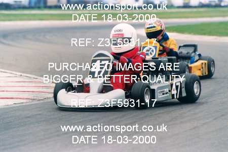 Photo: Z3F5931-17 ActionSport Photography 18/03/2000 F6 Karting - Lydd  _1_Cadets #47