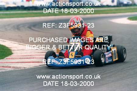 Photo: Z3F5931-23 ActionSport Photography 18/03/2000 F6 Karting - Lydd  _1_Cadets #77