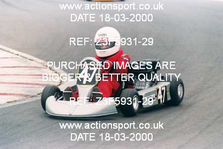Photo: Z3F5931-29 ActionSport Photography 18/03/2000 F6 Karting - Lydd  _1_Cadets #47