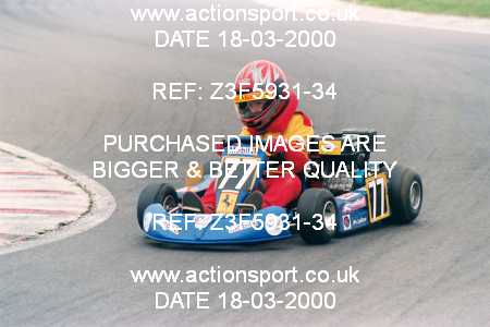 Photo: Z3F5931-34 ActionSport Photography 18/03/2000 F6 Karting - Lydd  _1_Cadets #77