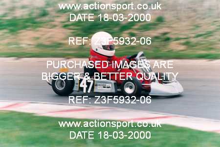 Photo: Z3F5932-06 ActionSport Photography 18/03/2000 F6 Karting - Lydd  _1_Cadets #47