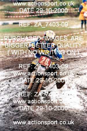 Photo: ZA_7403-09 ActionSport Photography 29/10/2000 YMSA Hants & Dorset YMC - Trigon _5_80s_100s #26