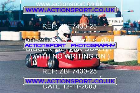 Photo: ZBF7430-25 ActionSport Photography 12/11/2000 Hunts Kart Club - Kimbolton _2_JuniorTKM #28