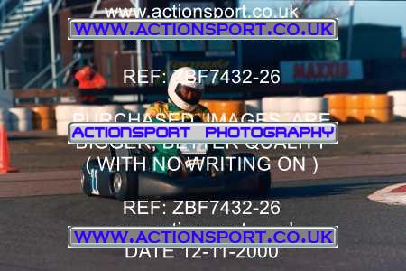 Photo: ZBF7432-26 ActionSport Photography 12/11/2000 Hunts Kart Club - Kimbolton _3_Rotax #22