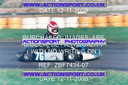 Photo: ZBF7434-07 ActionSport Photography 12/11/2000 Hunts Kart Club - Kimbolton _3_Rotax #76
