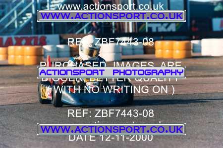 Photo: ZBF7443-08 ActionSport Photography 12/11/2000 Hunts Kart Club - Kimbolton _7_Cadets #32