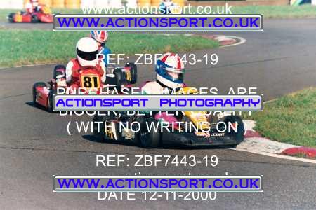 Photo: ZBF7443-19 ActionSport Photography 12/11/2000 Hunts Kart Club - Kimbolton _7_Cadets #58