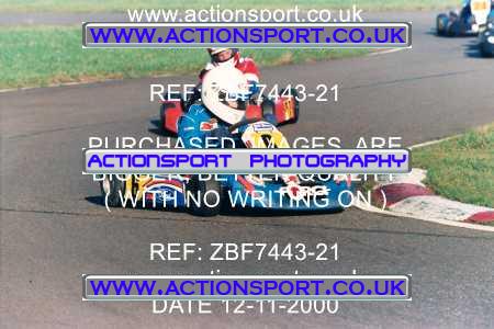 Photo: ZBF7443-21 ActionSport Photography 12/11/2000 Hunts Kart Club - Kimbolton _7_Cadets #6